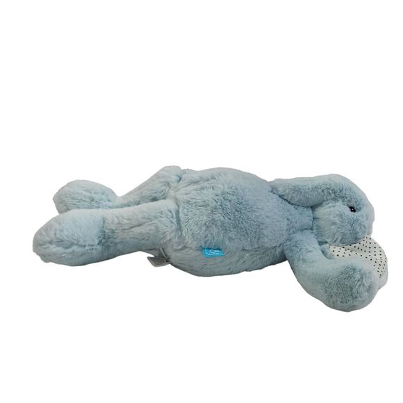 Manhattan Toys Plush Elephant Blue Stuffed Animal Polka Dot Ears 2020 14" - Picture 5 of 11